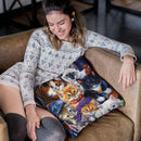 Kittens In Closet Throw Pillow By Jenny Newland - All About Vibe