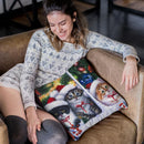 Cats In Window Throw Pillow By Jenny Newland - All About Vibe