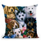 Puppies Throw Pillow By Jenny Newland - All About Vibe