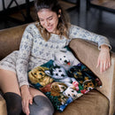 Puppies Throw Pillow By Jenny Newland - All About Vibe