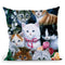 Kittens Throw Pillow By Jenny Newland - All About Vibe