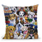 Working Puppies Throw Pillow By Jenny Newland - All About Vibe