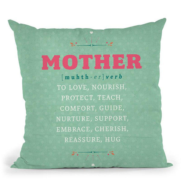 Muhth-Er Throw Pillow By American Flat - All About Vibe