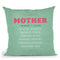 Muhth-Er Throw Pillow By American Flat - All About Vibe