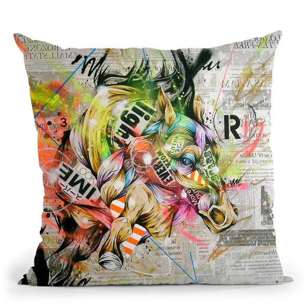 Pulse Throw Pillow By Taka Sudo - All About Vibe