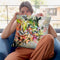 Pulse Throw Pillow By Taka Sudo - All About Vibe