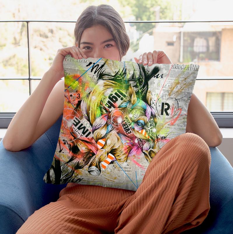 Pulse Throw Pillow By Taka Sudo - All About Vibe