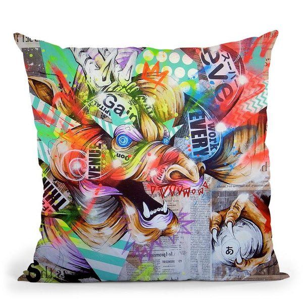 Seiryu Throw Pillow By Taka Sudo - All About Vibe