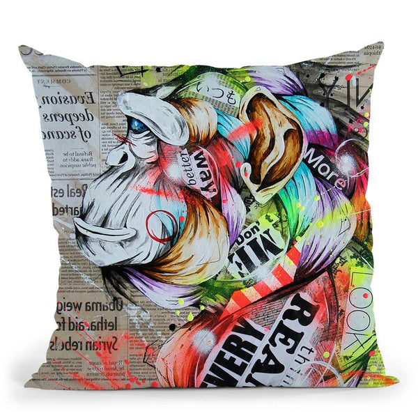 Visionary 2 Throw Pillow By Taka Sudo - All About Vibe