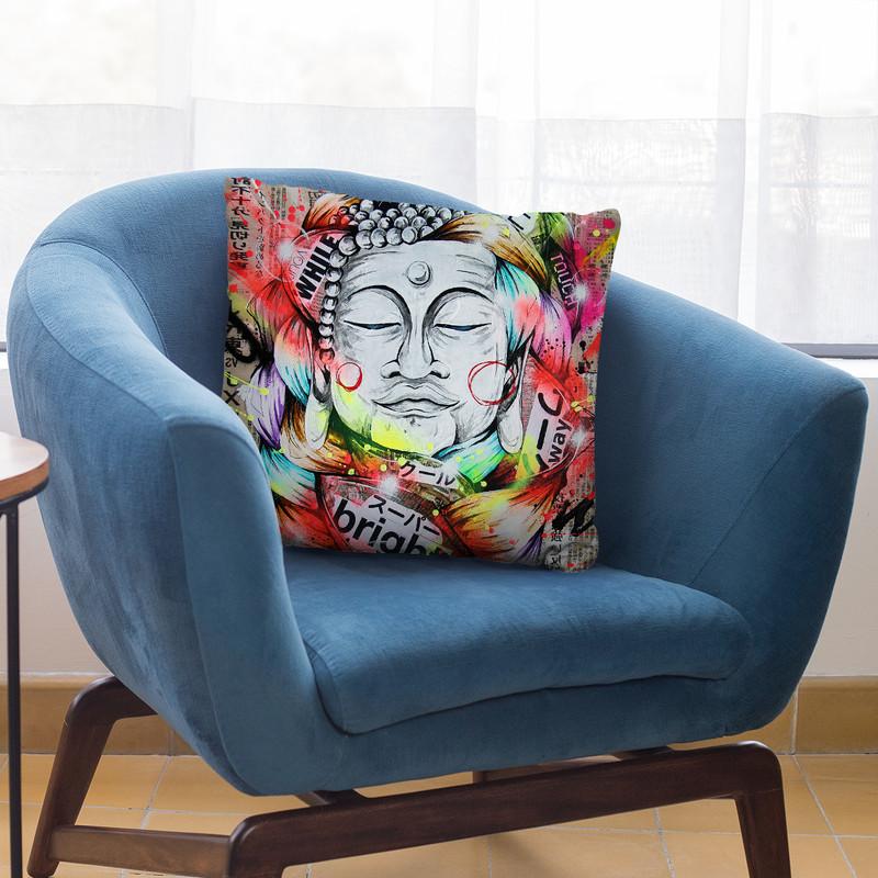 Visionary 3 Throw Pillow By Taka Sudo - All About Vibe