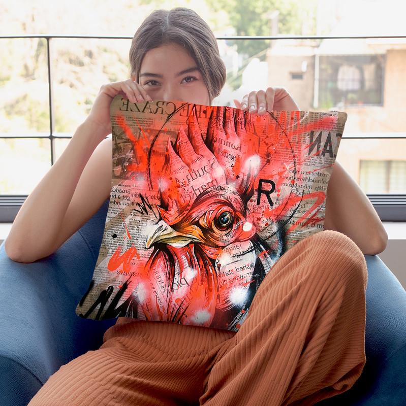 Wake Throw Pillow By Taka Sudo - All About Vibe