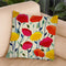 Cheerful Poppies Throw Pillow By Carrie Schmitt - All About Vibe