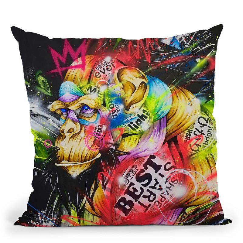Samurai Throw Pillow By Taka Sudo - All About Vibe