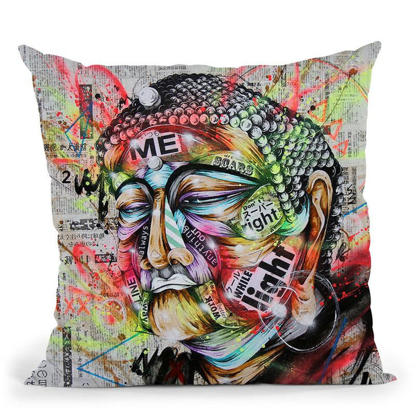Holy Throw Pillow By Taka Sudo - All About Vibe