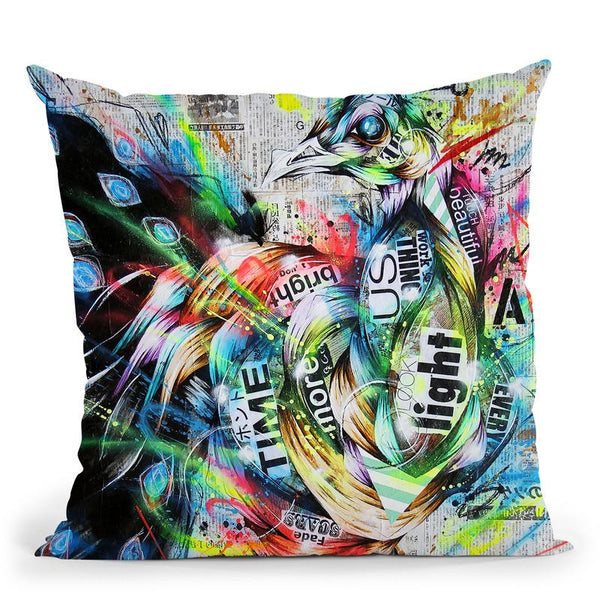 Suzaku Throw Pillow By Taka Sudo - All About Vibe
