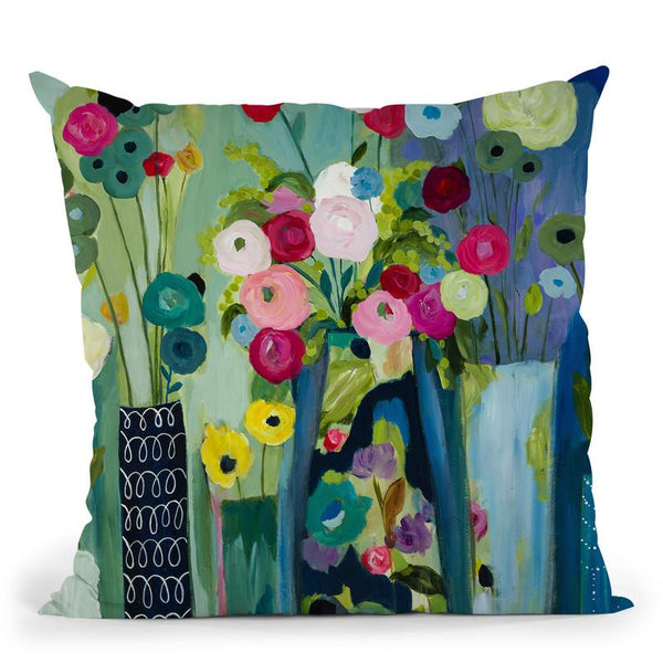 Create Beauty Every Day Throw Pillow By Carrie Schmitt - All About Vibe