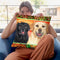 Autumn Border Throw Pillow By Tomoyo Pitcher - All About Vibe