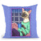 Coffee Cat Throw Pillow By Tomoyo Pitcher - All About Vibe