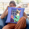 Coffee Cat Throw Pillow By Tomoyo Pitcher - All About Vibe