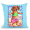 Dachshund Hula Hoop Throw Pillow By Tomoyo Pitcher - All About Vibe