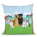 Great Outdoors Backyard Throw Pillow By Tomoyo Pitcher - All About Vibe
