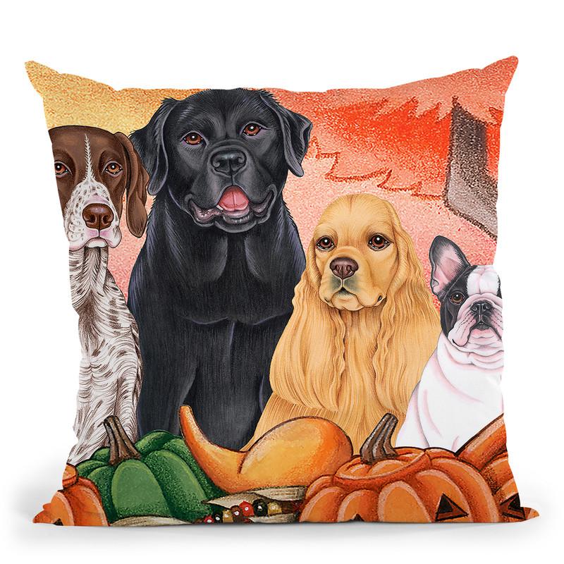 Great Outdoors Harvest Throw Pillow By Tomoyo Pitcher - All About Vibe