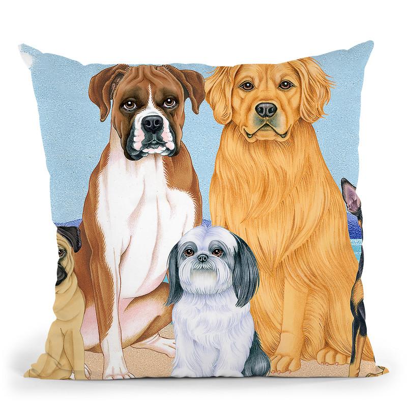 Great Outdoors Lakeside Throw Pillow By Tomoyo Pitcher - All About Vibe