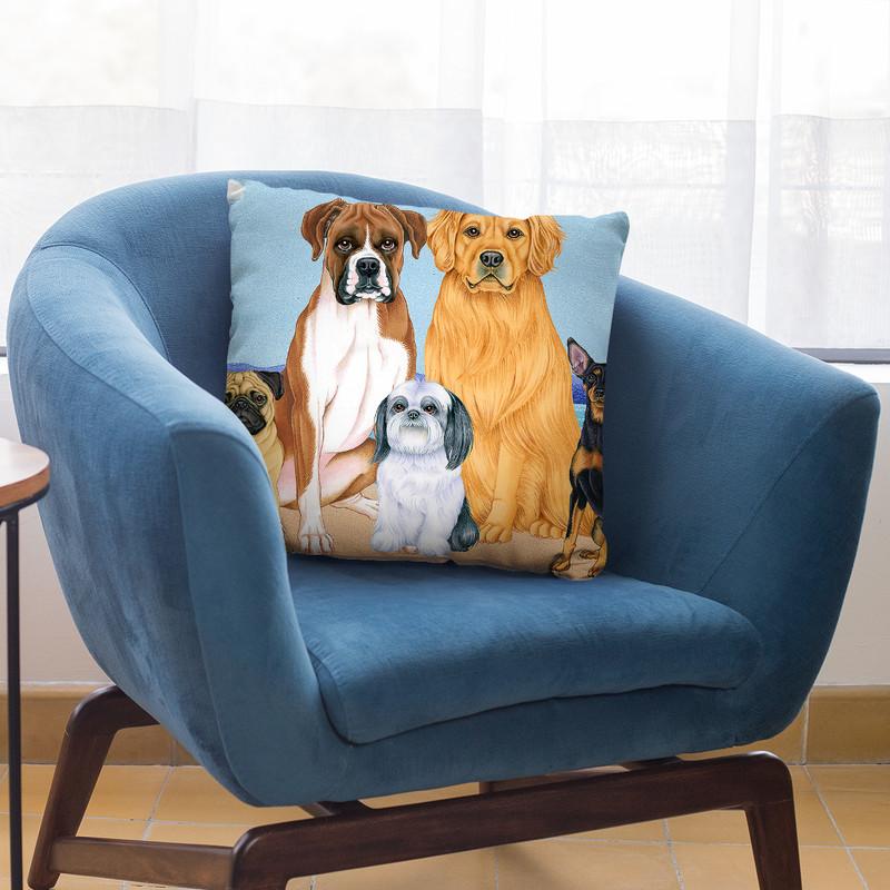 Great Outdoors Lakeside Throw Pillow By Tomoyo Pitcher - All About Vibe