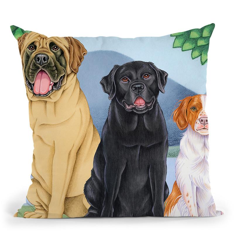 Great Outdoors Mountains Throw Pillow By Tomoyo Pitcher - All About Vibe