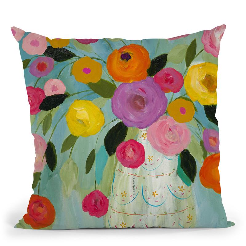 Fiesta Throw Pillow By Carrie Schmitt - All About Vibe