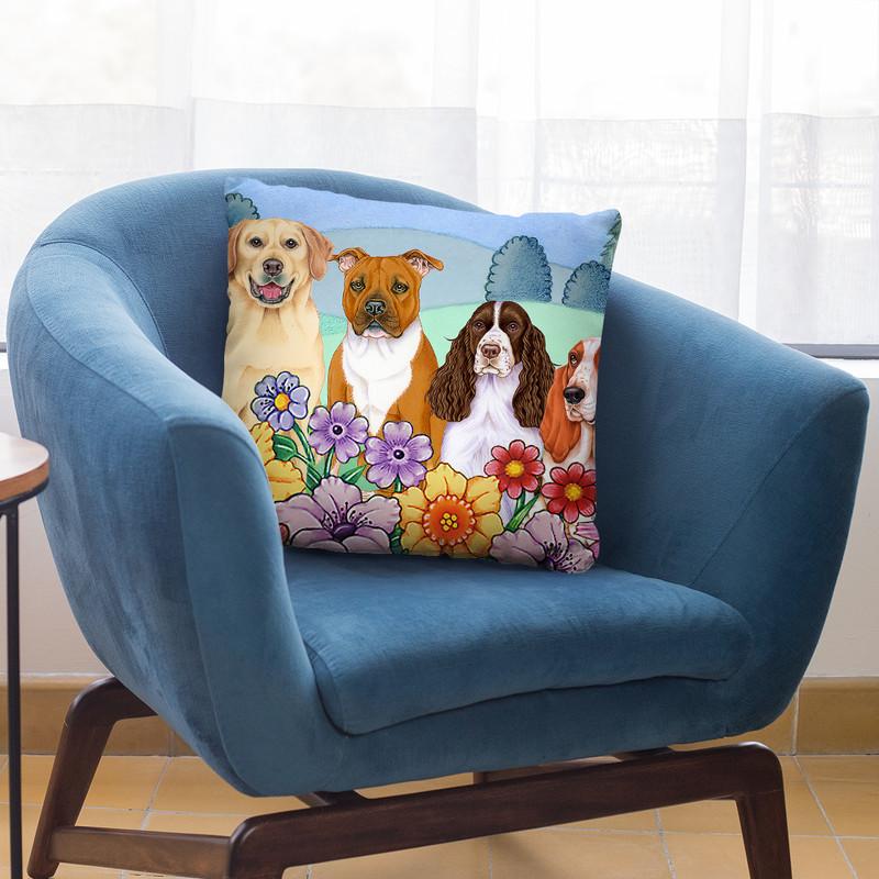 Great Outdoors Village Throw Pillow By Tomoyo Pitcher - All About Vibe