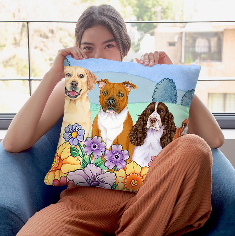 Great Outdoors Village Throw Pillow By Tomoyo Pitcher - All About Vibe