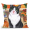 Harvest Cat Throw Pillow By Tomoyo Pitcher - All About Vibe