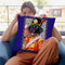 Xmas Black Lab Throw Pillow By Tomoyo Pitcher - All About Vibe