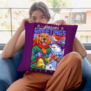 Xmas Golden Retriever Throw Pillow By Tomoyo Pitcher - All About Vibe