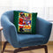 Xmas Rottweiler Throw Pillow By Tomoyo Pitcher - All About Vibe