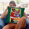 Xmas Rottweiler Throw Pillow By Tomoyo Pitcher - All About Vibe