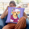 Yellow Lab Sunhat Throw Pillow By Tomoyo Pitcher - All About Vibe