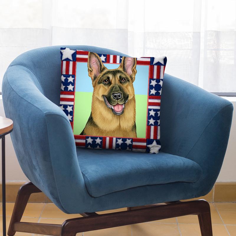 4Th Julyepherd Throw Pillow By Tomoyo Pitcher - All About Vibe