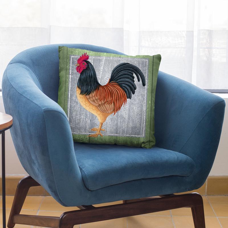 Chicken 2 Throw Pillow By Tomoyo Pitcher - All About Vibe