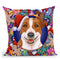 Christmas Jack Russel Throw Pillow By Tomoyo Pitcher - All About Vibe