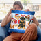 Christmas Pups Throw Pillow By Tomoyo Pitcher - All About Vibe