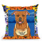 Halloween Pitbull Throw Pillow By Tomoyo Pitcher - All About Vibe