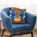 Halloween Pitbull Throw Pillow By Tomoyo Pitcher - All About Vibe