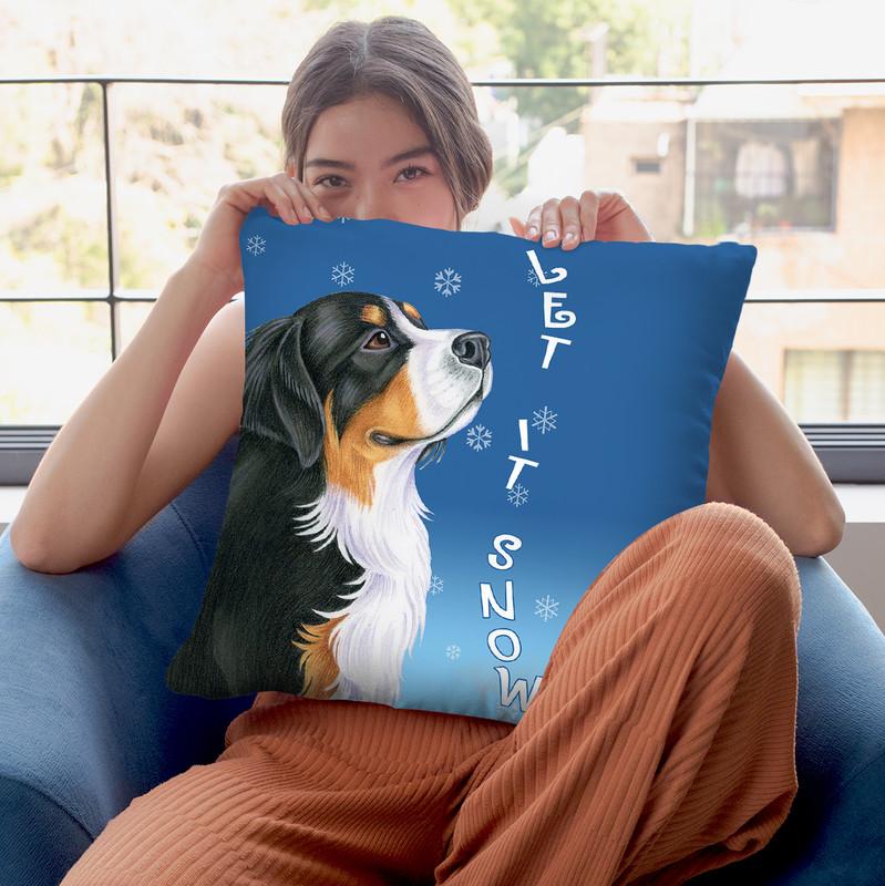 Let It Snow Throw Pillow By Tomoyo Pitcher - All About Vibe