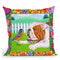 Robin Bulldog Throw Pillow By Tomoyo Pitcher - All About Vibe