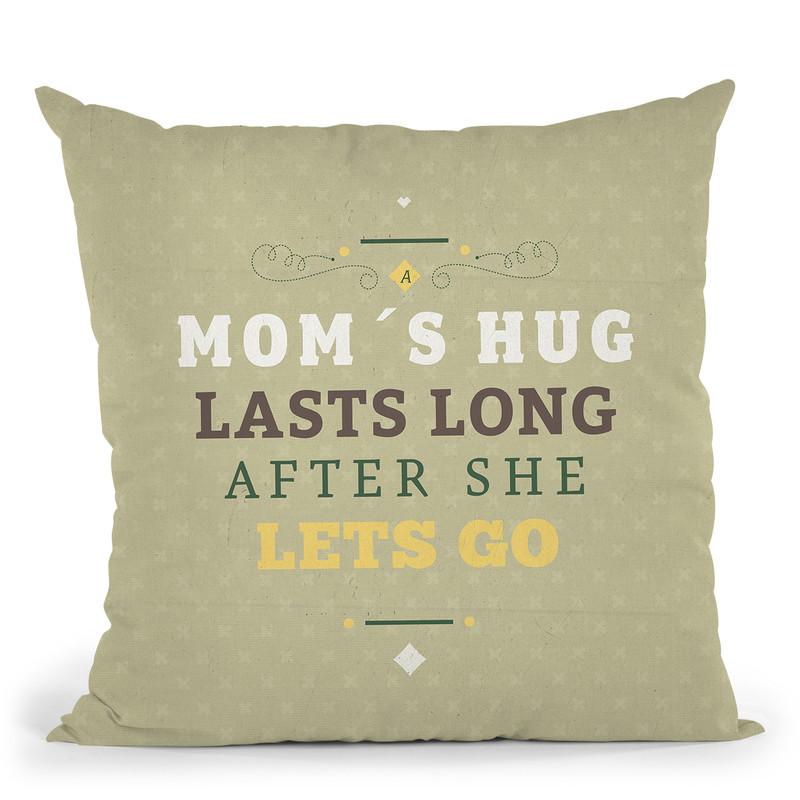 MomÕS Hug Throw Pillow By American Flat - All About Vibe