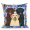 Snowman Labs Throw Pillow By Tomoyo Pitcher - All About Vibe