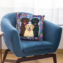 Snowman Labs Throw Pillow By Tomoyo Pitcher - All About Vibe