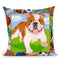 Sports Bulldog Throw Pillow By Tomoyo Pitcher - All About Vibe